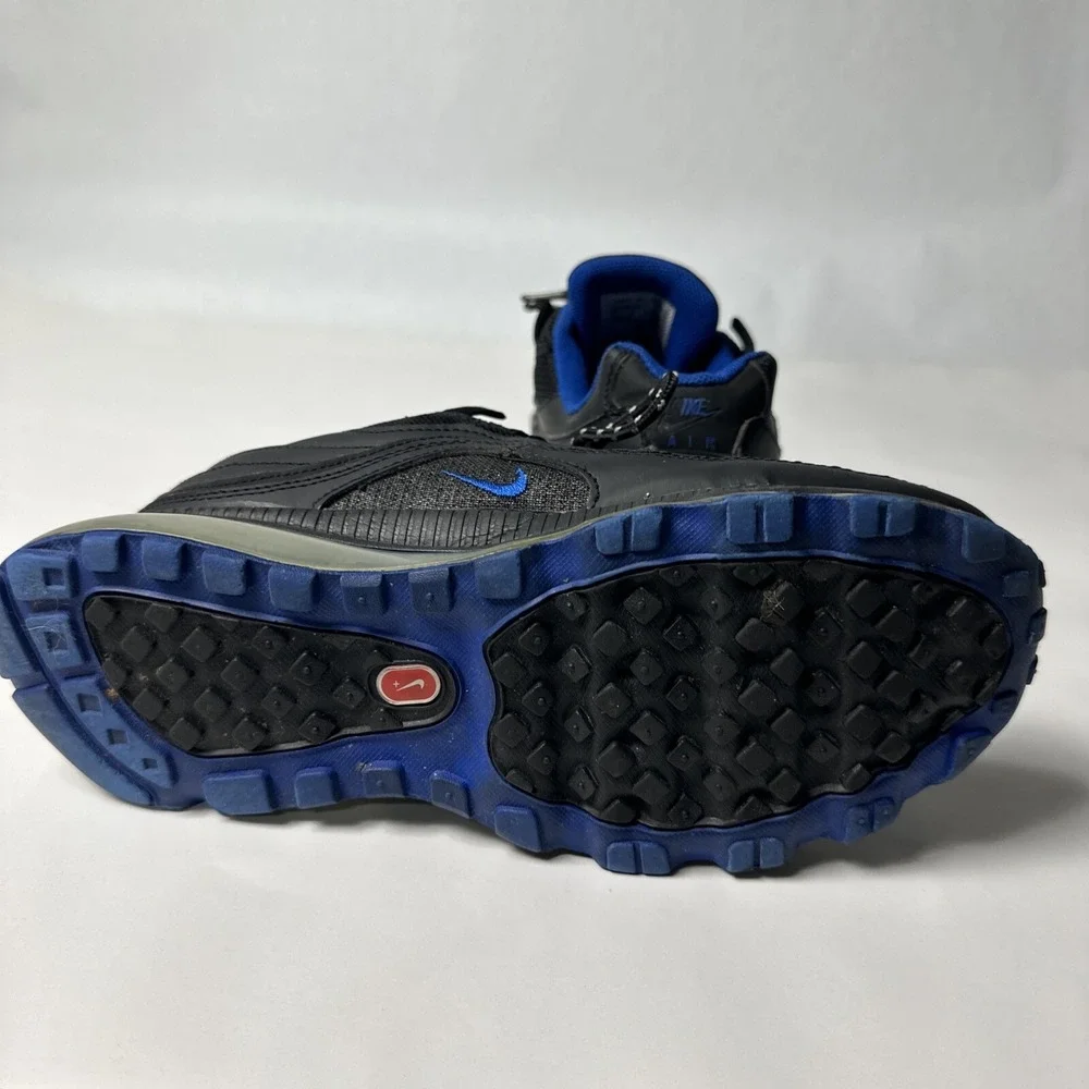 Nike Air Max 97 Triple Black And Blue Mens Size 9 2010 397252-041 Sneaker